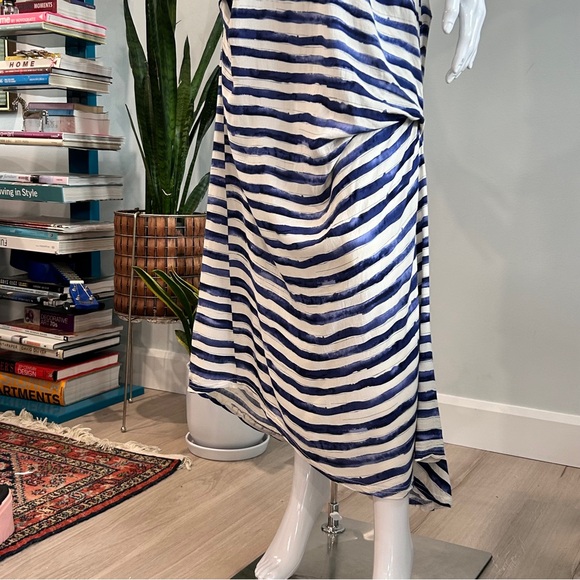 Summer Breeze Striped Viscose Maxi Tank Dress - Picture 6 of 16